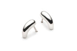 Dome Earrings in Silver