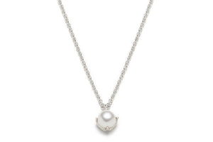 Vintage Pearl Pendant Necklace