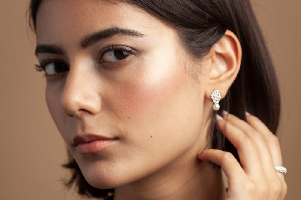 Boucles d'Oreilles Ethereal avec Perles