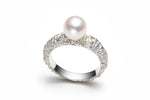 Ethereal Pearl Ring in Silver
