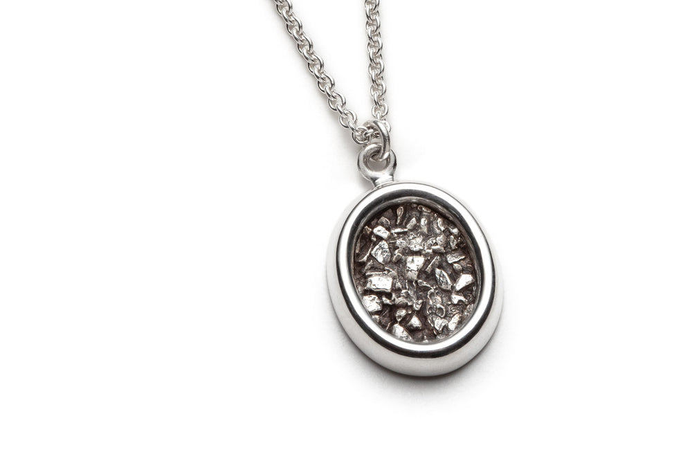 Meteor Necklace in Silver