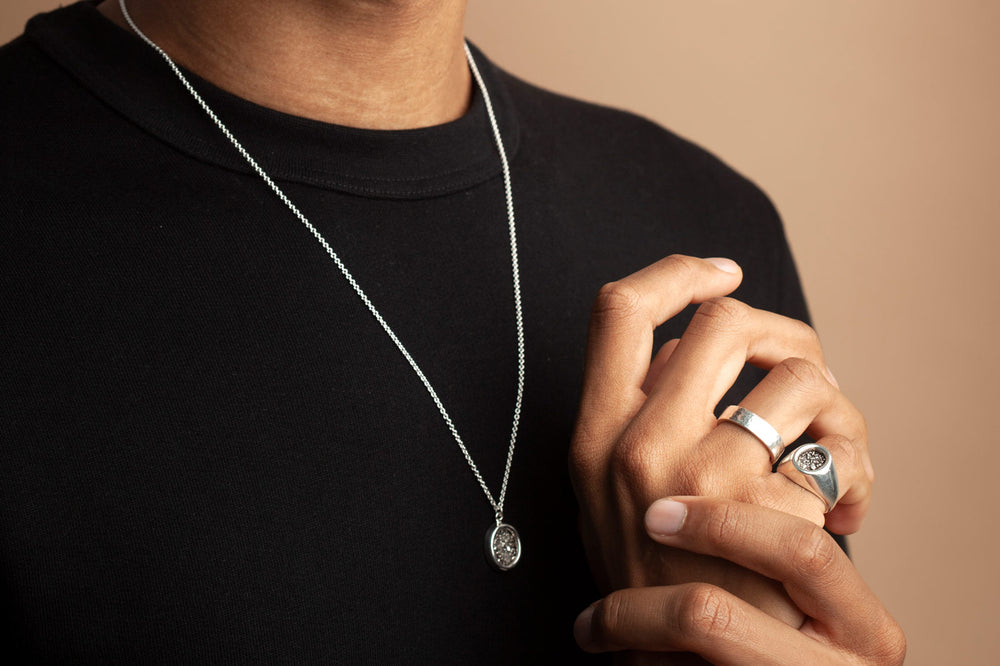 Meteor Necklace in Silver