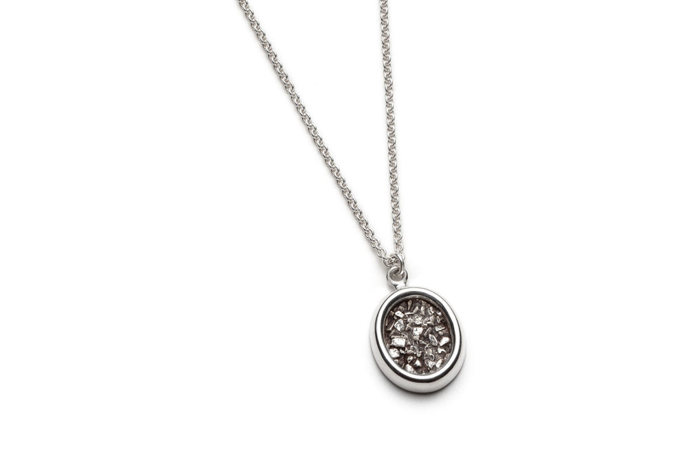 
            
                Load image into Gallery viewer, Meteor Necklace in Silver
            
        